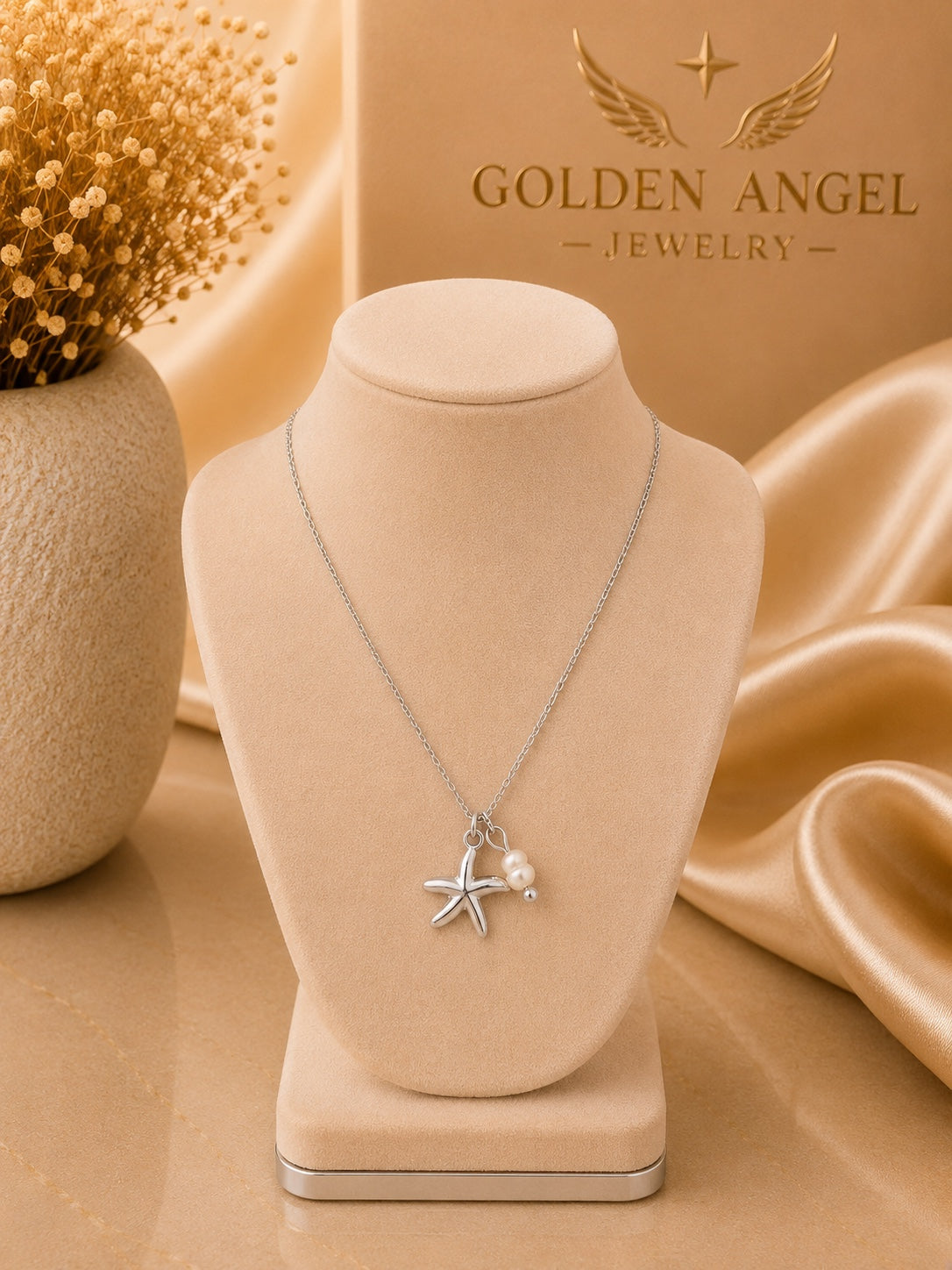 Collar Estrella Marina Plata