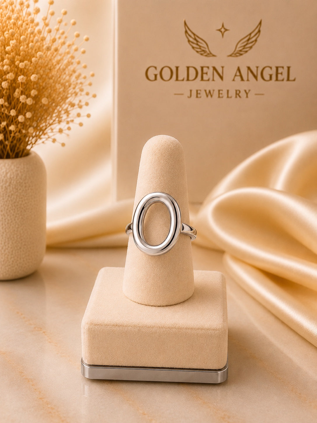 Anillo Oval Plata